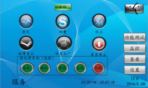 水質(zhì)檢測儀-服務(wù)功能測試原理方法說明(圖2)